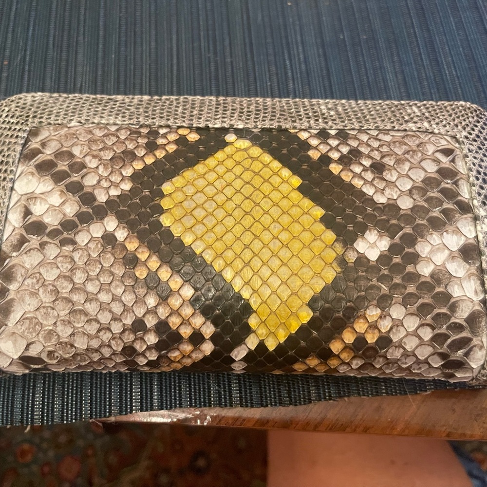Gorgeous Real Python Snake Wallet. Colors, One Si… - image 8